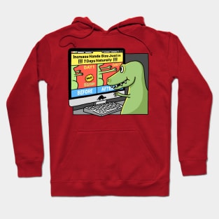 Hands dinosaur Hoodie